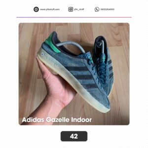 Adidas Gazelle Indoor - 42 (Used) green